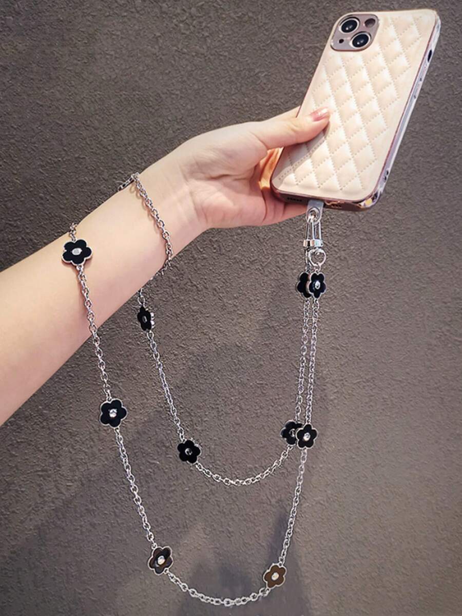 1条小花式挂绳+透明保护套 - 彩色 - 查看 1