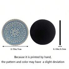 2个波西米亚风图案车载杯架，时尚耐用，速干防滑车载杯垫 - 均碼-2pcs - 查看 4