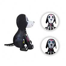 Importadora La Merced Inflatable Halloween Decoration Dog Skeleton Ghost With Led Light Inflatable Decorative Outdoor Puppy Halloween - Black - View 4