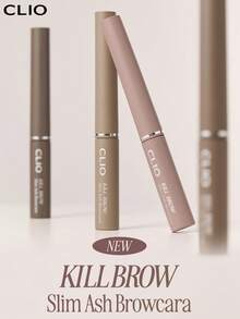 Clio K-Beauty KILL BROW SLIM ASH BROWCARA 眉胶，眉部定型啫喱，超细刷头，轻松打造精致眉妆，防水眉胶，持久防晕染，眉部定型液，眉部填充，丰盈眉胶，含眉刷，强力定型眉胶，韩式彩妆 - 04 ASH GRAY - 查看 10
