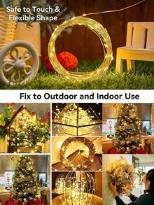 Solar Fairy Lights Outdoor 7M/12M/22M/32M | LED Waterproof String Lights With 8 Modes & Timer