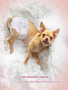 Pet Dog Diapers, Puppy Diapers, Suitable For Toy Poodle, For Pet Menstrual Period, Protect Pet Health, Best Birthday Gift For Happy Puppy, Pet Supplies, Pet Diapers - Multicolor - View 8