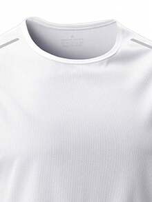 Men's Sleeveless Quick-Dry T-Shirt, Basketball Training Fitness Top Singlet, Summer - White - View 6