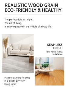 一包兩裝 木紋地板貼自黏pvc地板無甲醛水泥地自鋪塑膠地板客廳臥室地貼 - DW5073 - 查看 4