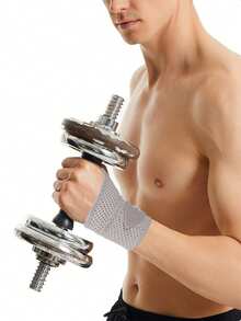 1件/2件装可调节运动护腕，黑色举重护腕，男女通用，羽毛球网球健身房健身护腕配件 - 彩色 - 查看 11