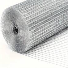 16 In X 118In Heavy Duty Wire Mesh Roll - Square Chicken Mesh Fence Net Roll, Suitable For Elevated Garden Bed Plant Support, Animal Poultry Mesh Cage Fence, Hot Dip Galvanized Metal Hardware Cloth For Outdoor Fencing - Bạc - Xem 3