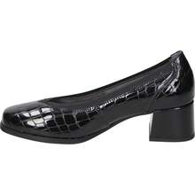 PITILLOS | Damen Pitillos High Heel Schuh - Schwarzer Leder Loafer - Lackleder - Slip-On - Leder - Bequemer mittlerer Absatz - Elegant - Hochwertig - Kombinierbar - Modell 10820 - Schwarz - Übersicht 4
