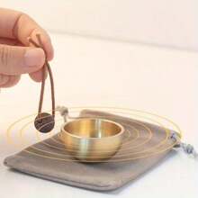 1 pieza/2 piezas Juego de cuencos de meditación de canto mini de 4 cm para yoga, relajación, atención plena, sanación de chakras, alivio del estrés, regalo de Navidad, decoración de habitación