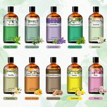 1pc 100ml/3.38fl.Oz Premium Essential Oils ,PHATOIL Essential Oil For Candle & Soap Making,Bath Bombs Making, Fruit Scented Oils For Diffusers For Home,Summer Aromatherapy Diffuser Oils, Lavender