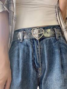 Fashionable Transparent PVC Women's Round Versatile Waist Belt