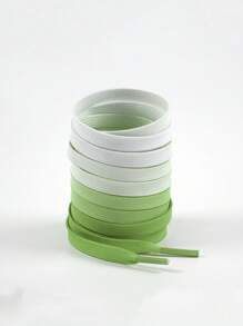 1 par de cordones de zapatos de moda con degradado de color, disponibles en múltiples colores, cordones elegantes para tenis, zapatos casuales, accesorios para zapatos