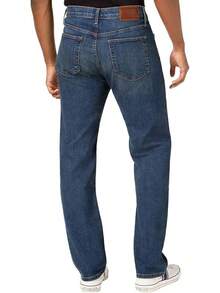Men's Relaxed Fit Stretch Jeans - Vintage Dark Wash - View 3
