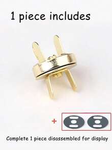 色调强磁按扣，14mm隐形紧固件，适用于箱包和工艺品，耐用磁扣，牢固固定，DIY包袋配件，钱包磁扣，圆形无缝吸盘扣，帆布包扣，适用于手提包，帆布包，皮革工艺包钱包，五金优雅包袋配件，手工包，返校礼物，教师礼物 - 彩色 - 查看 2