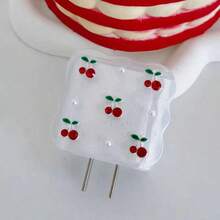 5pcs Flower/Butterfly Cable Protector 20W Fast Charging For Apple 14 13 12 11 Pro Max, Best Gift For Friends Nan Charger Protector Charger Case Phone Accessories - Red - View 6