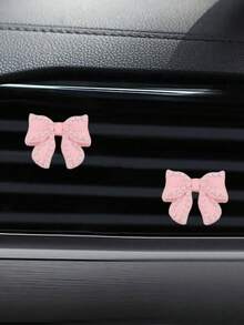 珍珠蝴蝶结汽车出风口装饰件车内装饰车载空调出风口装饰夹 - 彩色 - 查看 17