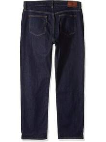 Men's Relaxed Fit Stretch Jeans - Rinse - View 4