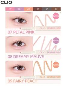 Clio K-Beauty EXTREME GELPRESSO 3mm 膠/凝膠眼線筆，眼線/眼袋/下眼線筆，濃郁高顯色，絲滑奶油般塗抹，長效持久，霧面妝效，防水防汗，日常彩妝 - 08 DREAMY MAUVE - 查看 4