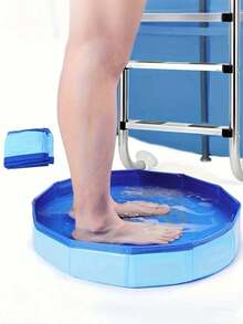 Spezieller faltbarer Haustier-Badewannen-Hund, Badewannen-Brunnen, Schwimmbad, Vogel-Badewanne, Katzensandpool, Katzenspielzeug, Spielzeuge, Eingangssäuberungswerkzeuge, temporärer Fischteich, Schildkröten- und Geflügel-Badewanne, Futterspender, Enten-Spielpool, Haustier-Reinigungswasserbecken, geeignet für Hof, Garten, Reise, Urlaub, vielseitig einsetzbar, ideal für Sommerschenke