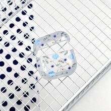 Fashionable Ditsy Floral Transparent Case For AirPods