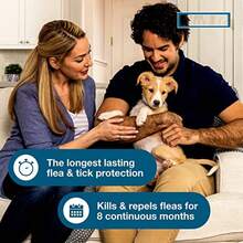 Flea And Tick Collars For Small Dogs Under 18 Lbs – 2-Pack, 8-Month Use Each, Adjustable And Water-Resistant - 2 pack - 查看 3