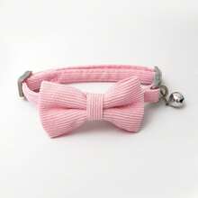 Adjustable Cat Collar With Detachable Bow Tie, Suitable For Medium & Small Cats & Dogs - Multicolor - View 13