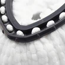 5 Pack Microfiber Spin Replacement Heads, 360 °   Flexible Rotation, Compatible With O-Cedar And Triangular Mops, Cleans Stubborn Stains With Just One Wipe - trắng - Xem 3