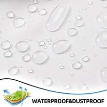 Bộ rèm tắm hình mặt trăng, chòm sao bí ẩn, chiêm tinh, lưỡi liềm màu be, Tarot, rèm phòng tắm polyester phù thủy kèm 12 móc, kích thước 60x72in, rèm tắm chống nước, có thể giặt bằng máy, kích thước 66x72in, rèm phòng tắm mềm mại kèm 12 móc, kích thước 36x72in, rèm phòng tắm khô nhanh, trang trí phòng tắm - Màu xanh mòng két - Xem 8