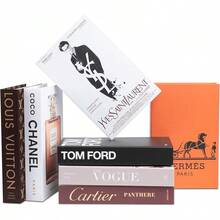 Luxury Large |   4 PCS Decorative Books Home Decor |   Coffee Table Book Decor |   Faux Books Decoration |   Aesthetic Shelf & Bookshelf Decor Living Room, Bedroom, Or Office - 套房_大 - 查看 12