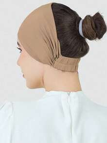 1/3 件纯色弹性发带，女士头饰，发带，发套头巾头巾柔软，轻便时尚简约多功能户外旅行和运动礼物秋冬女士头带女士度假装发饰 - 彩色 - 查看 19