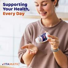 Vitamatic Magnesium Citrate With Vitamin B6 - 500mg Per Serving - 180 Capsules - 無味 - 查看 5