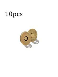 色调强磁按扣，14mm隐形紧固件，适用于箱包和工艺品，耐用磁扣，牢固固定，DIY包袋配件，钱包磁扣，圆形无缝吸盘扣，帆布包扣，适用于手提包，帆布包，皮革工艺包钱包，五金优雅包袋配件，手工包，返校礼物，教师礼物 - 彩色 - 查看 16