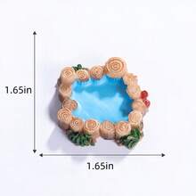 1pc Miniature Wood Carvings, Garden Decorations, Pond And Pool Accessories, Fairytale Garden Decorations For Outdoor And Indoor Display.