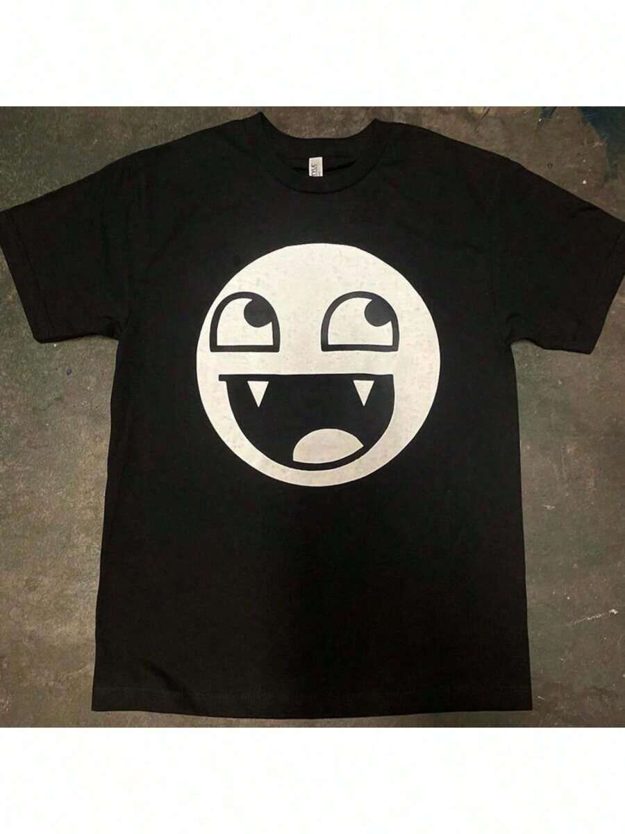 Epic Faces-Shirt, Vintage Style, Y2K Gothic Style, Emotional Scene, Friendship Men's T-Shirt 2LXL - màu đen - Xem 1