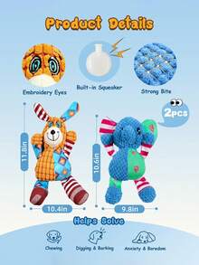 Hundespielzeug - Plüsch Quietschspielzeug für Welpen, vertreibt Langeweile für kleine Hunde, interaktives anregendes Welpenspielzeug zum Beschäftigen