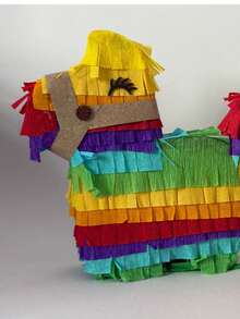 2 mini piñatas de burrito, tamaño 15 cm - Verde - Ver 4