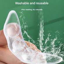 Forefoot Anti-Slip Pad GEL Self-Adhesive Invisible Shock Absorption Massage Anti-Slip Stickers High Heel Sandals Anti-Wear Heel Stickers - Transparent - View 7