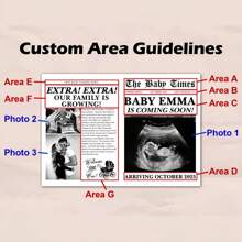 1 Customized Couple Anniversary Newspaper - Personalize With Photos And Text, Perfect For 1st Anniversary, Wedding, Long-Distance Relationship Gift - Multicolor - View 8