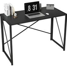 Mcc Direct Folding Desk Workstation Foldable Computer Desk For Office Home Study Writing Table No Assembly Miami - 黑色 - 查看 4