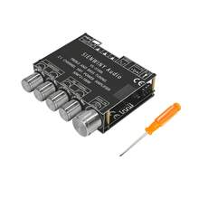 2.1CH HiFi Bluetooth5.0 Digital Power Amplifier Subwoofer Audio Amp Board Module - 黑色 - 查看 2