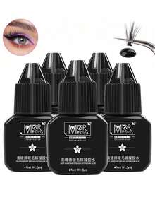 5ml Personal Eyelash Gel, Lasting And Tasteless, Waterproof Eyelash Extension Gel - Lasting For 45 Days, Tasteless, Non Irritating, Anti Allergy Formula - Very Suitable For Home Use, Fast Drying Strong Eyelash Gel, Long-Lasting DIY Eyelash Gel Lash Glue,Eye Lash Glue - Black - View 13