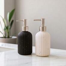 Luxury Bathroom Liquid Soap Holder 400 Ml Dispenser - màu đen - Xem 6