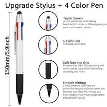 MiSiBao 4-Color Ballpoint Pen Multi Colored Pens In One Medium Point (1.0mm) Touch Screen Stylus, 5-Count-385038 - 5-Count - View 3