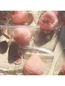 Random Style Squishy Toys, Squeeze Toys, Cute Cartoon Bun Toys, Mini Stress Relief Toys, Strawberry Squeeze Toys - Multicolor - View 9