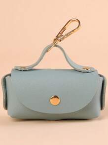 Portable Leather Dog Waste Poop Bag Dispenser / Pet Disposal Holder, Multi-Color For Cross-Border