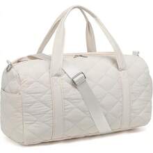 Training Bags - Beige Diamond-shaped Quilted Fabric - View 11