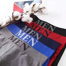 Kit Of 6 Men's Comfortable Soft Boxer Briefs, Adult Microfiber Underwear, Assorted Solid Colors - Nhiều màu - Xem 2