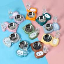 Dog Bowls Cat Food And Water Bowl Set With Water Dispenser And Stainless Steel Bowl For Cats And Small Dogs Light Bluenew - 綠色 - 查看 6