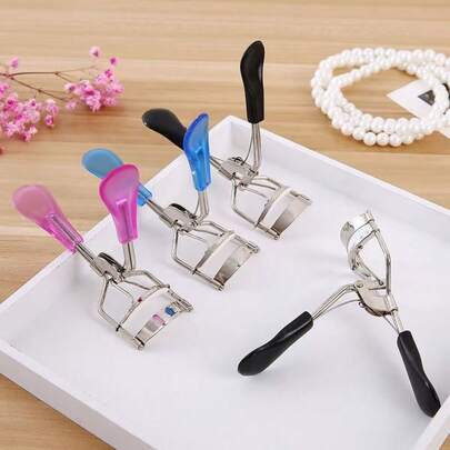 Fashionable Elastic Eyelash Curler, Plastic Elastic Eyelash Auxiliary Tool, Double-Wire Curling Beauty Makeup Tool