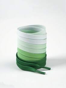 1 par de cordones de zapatos de moda con degradado de color, disponibles en múltiples colores, cordones elegantes para tenis, zapatos casuales, accesorios para zapatos