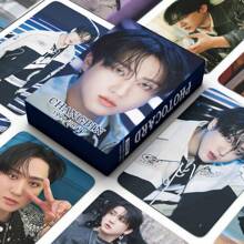 مجموعة ملصقات وبطاقات صور الطبعة الخاصة ل-S - بانغتشان، ليكونو، تشانغبين، آي.إن، بمناسبة عيد الميلاد ال- 5 والأعياد - بضاعة مشجعي ال- KPOP، مجموعة 92 قطعة (60 بطاقة LOMO + 32 ملصق)، 60 قطعة، 124 قطعة